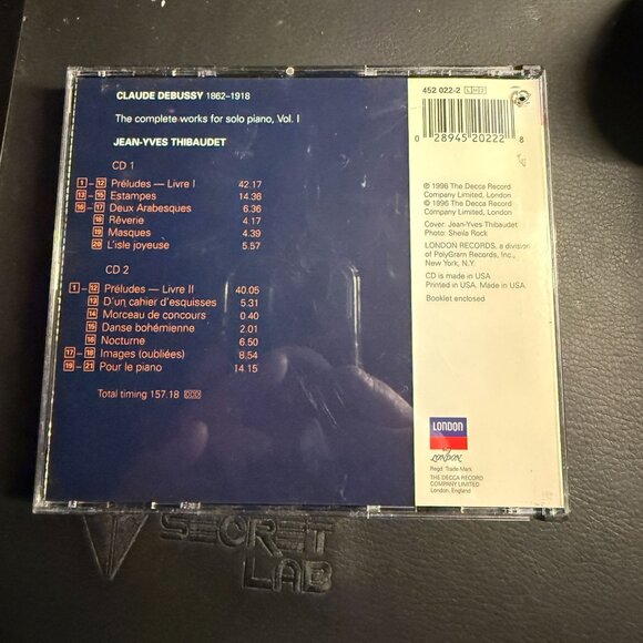 Debussy Préludes Livres 1 & 2 By Jean-Yves Thibaudet CD TESTED - Picture 2 of 2
